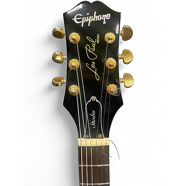 Used Epiphone Les Paul Studio White Solid Body Electric Guitar