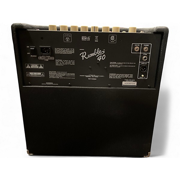 Used Fender Rumble 40 Bass Combo Amp