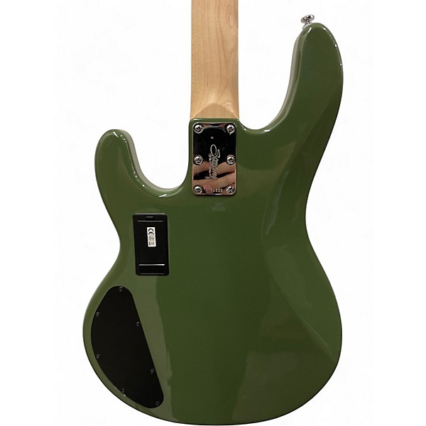 Used Sterling by Music Man Ray4 HH Olive Electric Bass Guitar