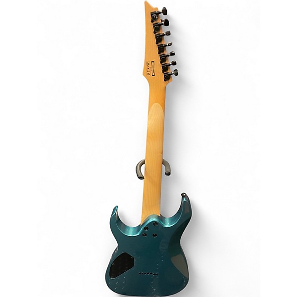 Used Ibanez GRG7221M METALLIC LIGHT BLUE Solid Body Electric Guitar