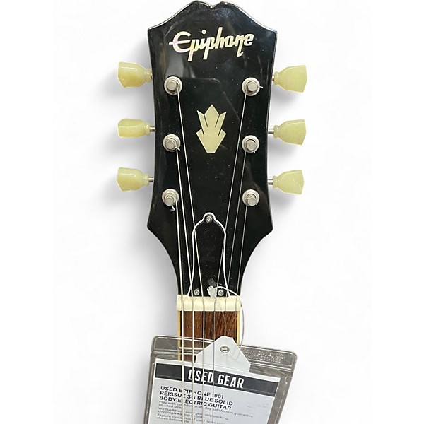 Used Epiphone 1961 Reissue SG Blue Solid Body Electric Guitar