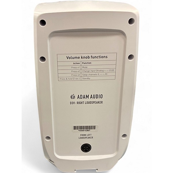 Used ADAM Audio D3V PAIR Multi-Media Speaker