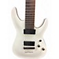 Used Schecter Guitar Research Demon 7 String Pearl White Solid Body Electric Guitar