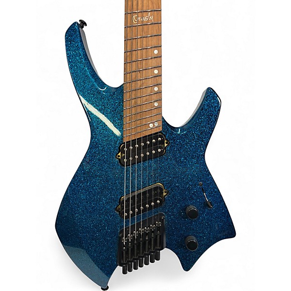 Used Ormsby goliath 7 Blue Solid Body Electric Guitar