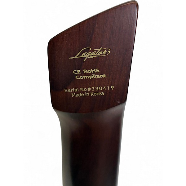 Used Legator Ghost Performance 8 Multi Scale Black Solid Body Electric Guitar