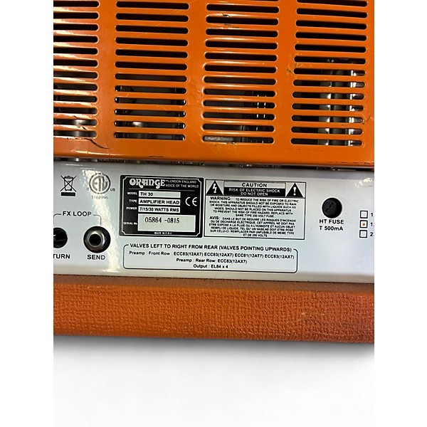 Used 2022 Orange Amplifiers TH30H 30W Tube Guitar Amp Head