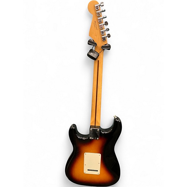 Used 2010 Fender Standard Stratocaster 3 Color Sunburst Solid Body Electric Guitar