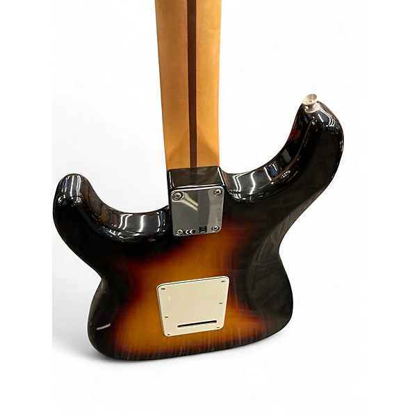 Used 2010 Fender Standard Stratocaster 3 Color Sunburst Solid Body Electric Guitar