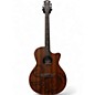 Used Luna Gypsy Tattoo Mahogany Natural Acoustic Electric Guitar thumbnail