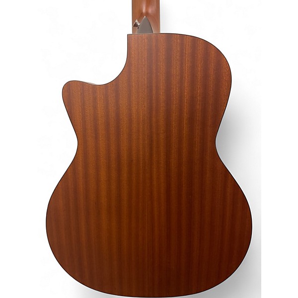 Used Luna Gypsy Tattoo Mahogany Natural Acoustic Electric Guitar