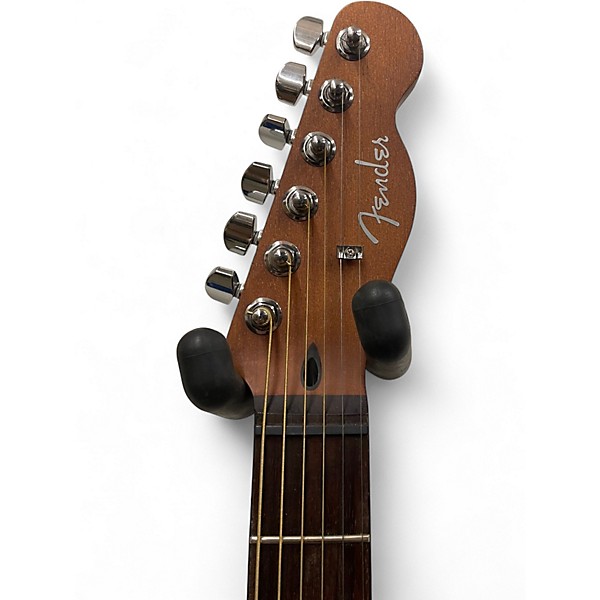 Used Fender Acoustasonic Standard Telecaster Natural Acoustic Electric Guitar