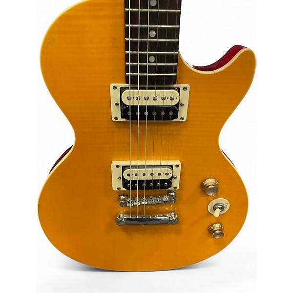 Used 2021 Epiphone Les Paul Special II Eldorado Gold Solid Body Electric Guitar