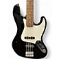 Used Squier Affinity Jazz Bass Black Electric Bass Guitar