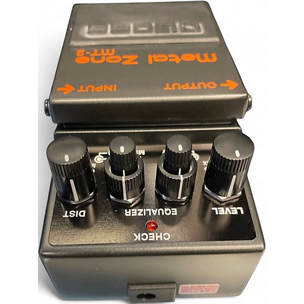 Used BOSS MT2 Metal Zone Distortion Effect Pedal