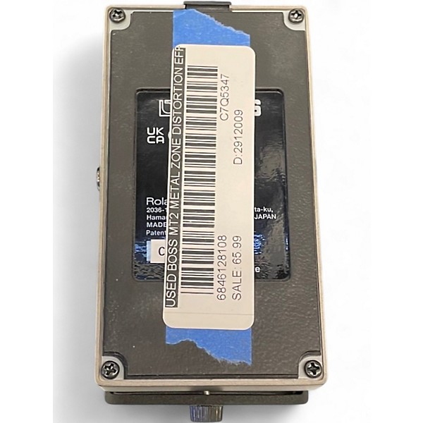 Used BOSS MT2 Metal Zone Distortion Effect Pedal