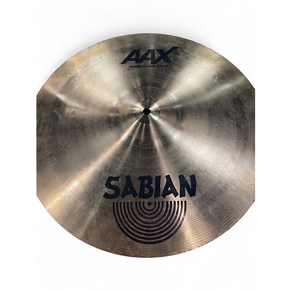 Used SABIAN 18in STUDIO AAX CRASH Cymbal