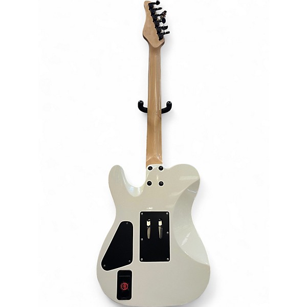 Used Schecter Guitar Research Sun Valley Super Shredder PT FR Metallic White Solid Body Electric Guitar