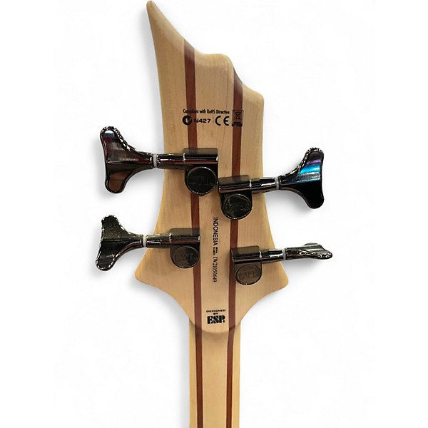 Used ESP LTD B-204 TRANS BLACK Electric Bass Guitar