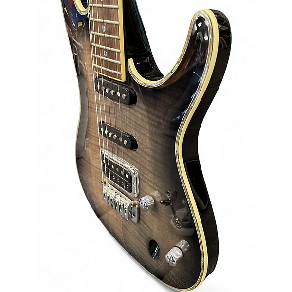 Used Ibanez SA260FM SA Series Trans Black Solid Body Electric Guitar