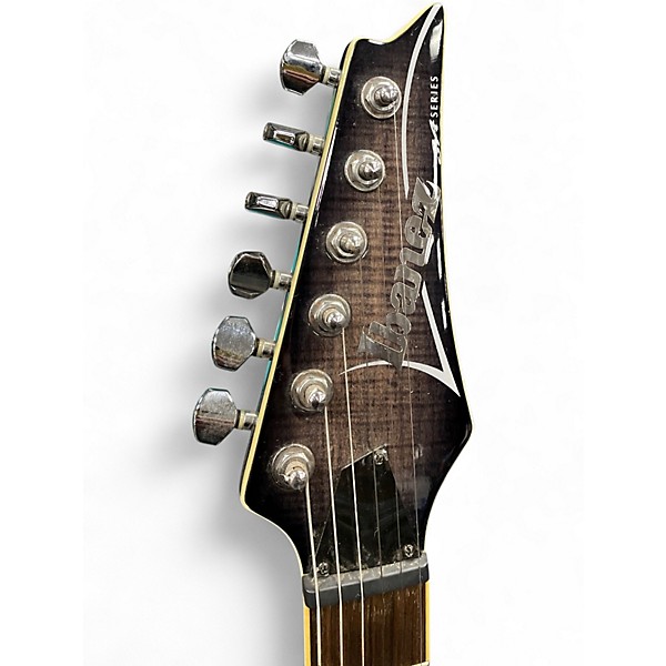 Used Ibanez SA260FM SA Series Trans Black Solid Body Electric Guitar