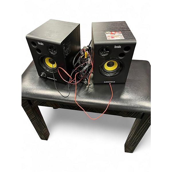Used Hercules DJ DJ MONITOR 32 Powered Monitor