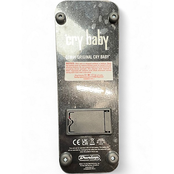 Used Dunlop GCB95 Original Crybaby Wah Effect Pedal