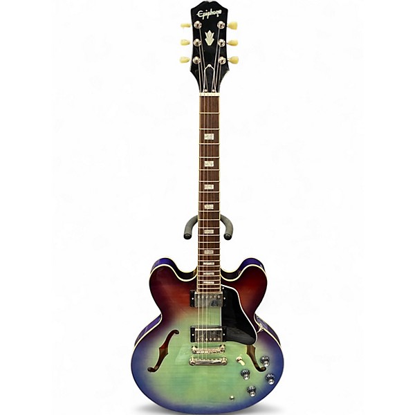 Used Epiphone ES355 blueberry burst Hollow Body Electric Guitar