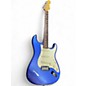Used 2014 Fender American Standard Stratocaster ocean blue metallic Solid Body Electric Guitar thumbnail