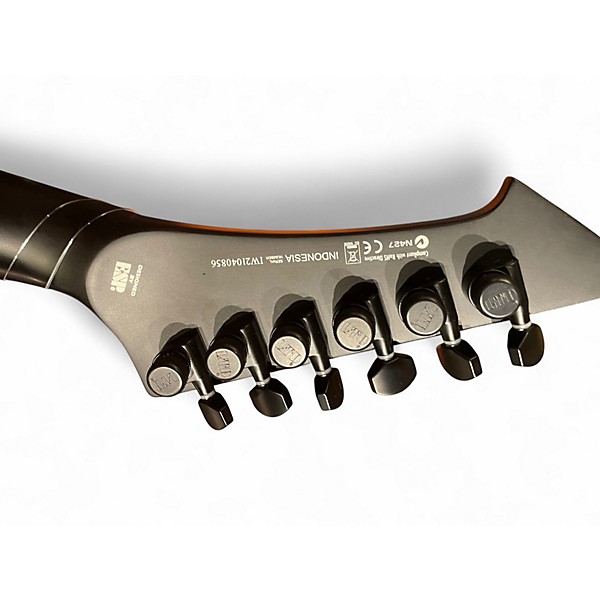 Used ESP LTD James Hetfield Snakebyte Black Solid Body Electric Guitar