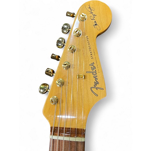 Used 2004 Fender Artist Series Stevie Ray Vaughan Stratocaster 3 Color Sunburst Solid Body Electric Guitar