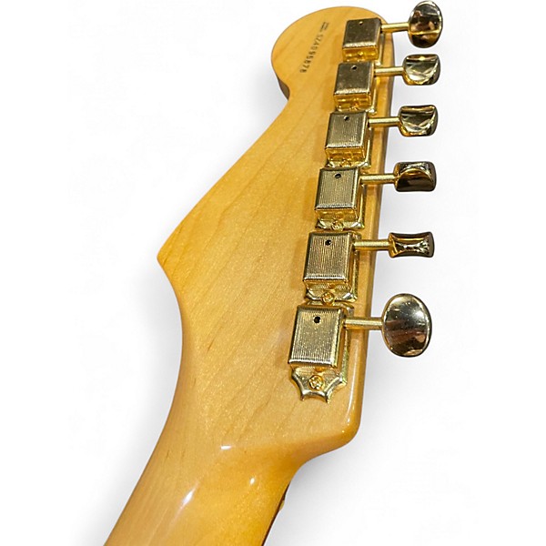 Used 2004 Fender Artist Series Stevie Ray Vaughan Stratocaster 3 Color Sunburst Solid Body Electric Guitar