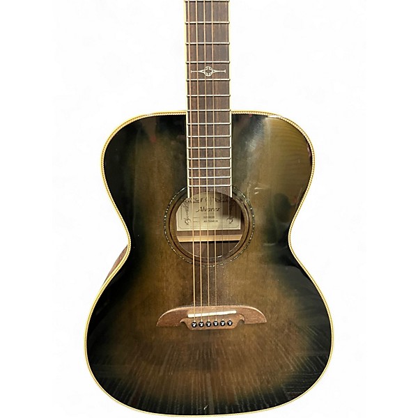 Used Alvarez afh700weob ocean burst Acoustic Electric Guitar