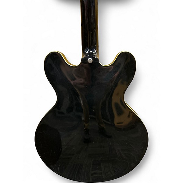 Used Carlo Robelli 335 style Black Hollow Body Electric Guitar