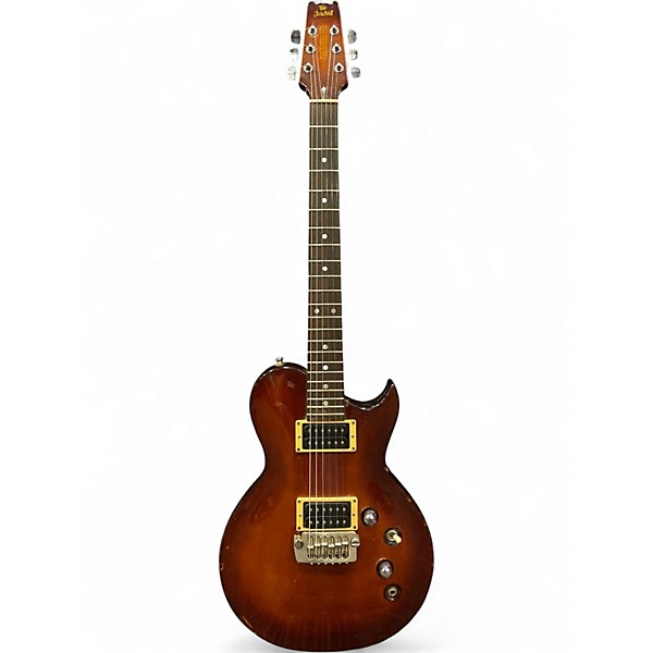 Vintage 1980s Aria Pro Ii PE600 Natural Solid Body Electric Guitar