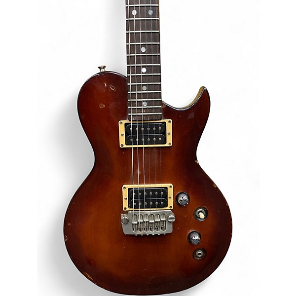 Vintage 1980s Aria Pro Ii PE600 Natural Solid Body Electric Guitar