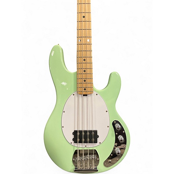 Used Sterling by Music Man Ray4 Mint Green Electric Bass Guitar
