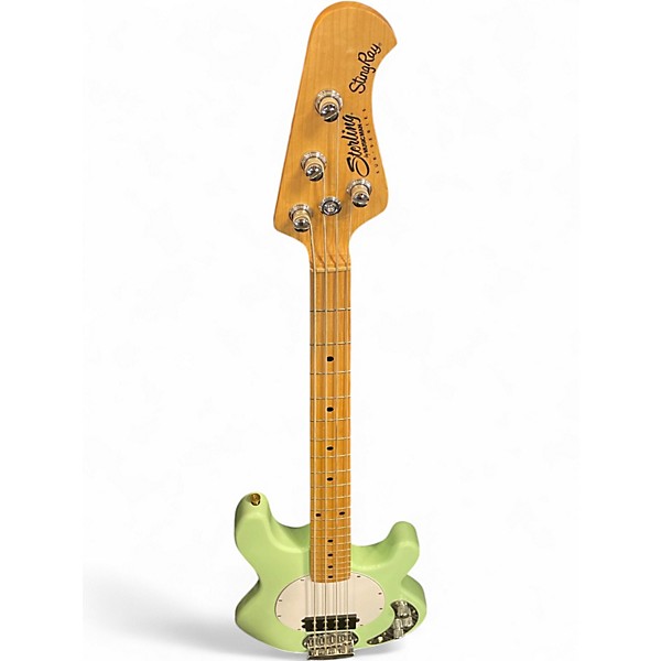 Used Sterling by Music Man Ray4 Mint Green Electric Bass Guitar
