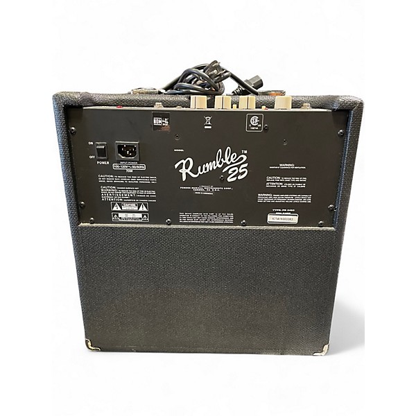 Used Fender Rumble 25 25W 1x10 Bass Combo Amp