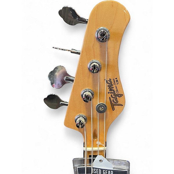 Used Tagima TJB4 Antique Ivory Electric Bass Guitar