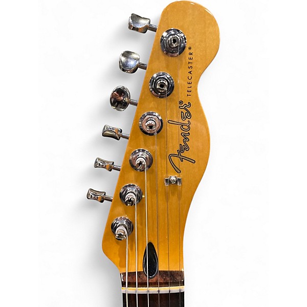 Used 2024 Fender PLAYER II TELECASTER CHAMBERED WHITE BLONDE Hollow Body Electric Guitar