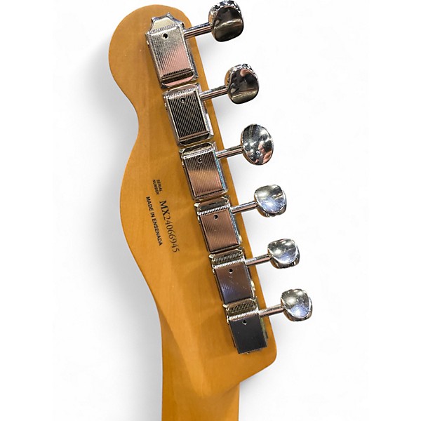 Used 2024 Fender PLAYER II TELECASTER CHAMBERED WHITE BLONDE Hollow Body Electric Guitar