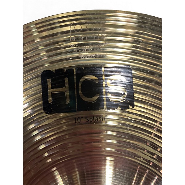 Used MEINL 10in HCS Splash Cymbal