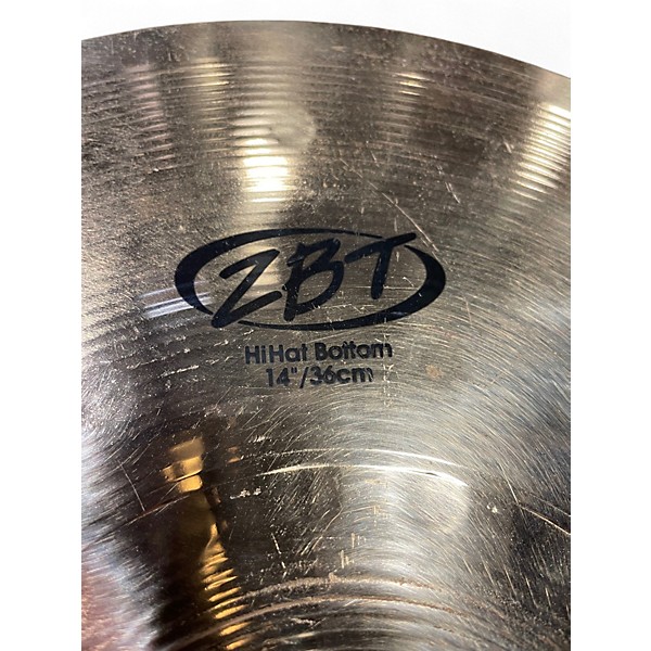 Used Zildjian 14in ZBT Hi Hat Pair Cymbal