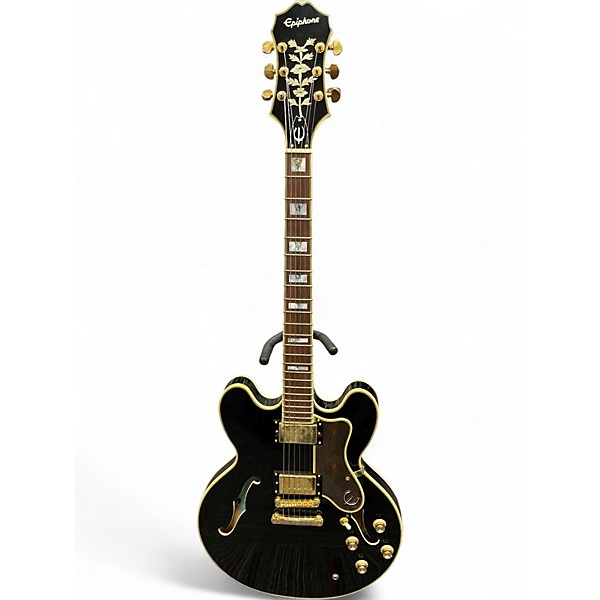epiphone sheraton Ⅱ pro シェラトン2 プロ　美品 Used Epiphone Sheraton II Pro Black Hollow Body Electric Guitar