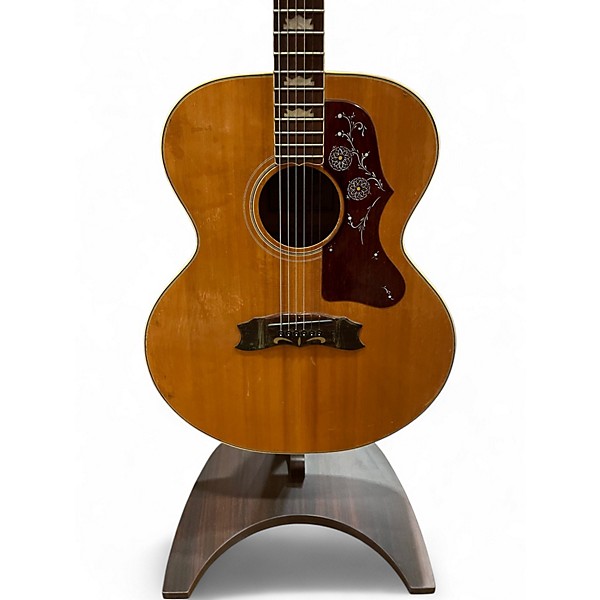 Used Ventura v200b Natural Acoustic Electric Guitar