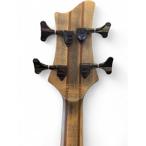 Used Schecter Guitar Research Riot 4 String INFERNO BURST Electric Bass Guitar