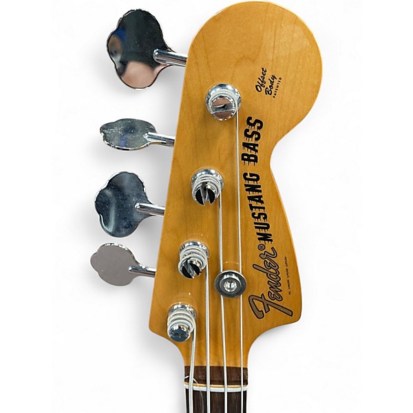 Used Fender Vintera 60s Mustang Bass competition burgundy Electric Bass Guitar