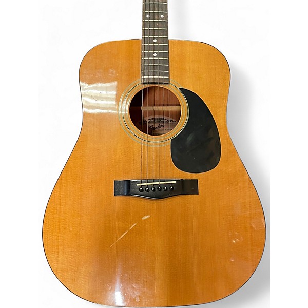 Used Fender Gemini II Natural Acoustic Guitar