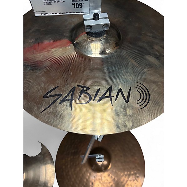 Used SABIAN 14in XSR Series Hi-Hat Bottom Cymbal