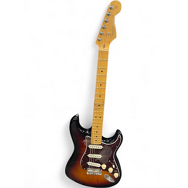 Used Fender American Professional II Stratocaster 3 Color Sunburst Solid Body Electric Guitar